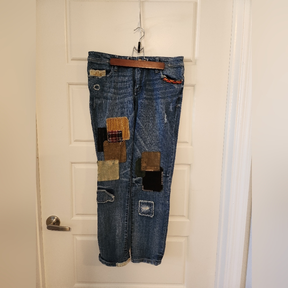 Anthropologie Pilcro Patchwork Jean